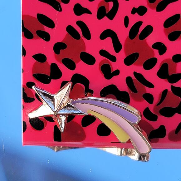 Betsey Johnson Unicorn & Shooting Star Earrings – Whimsical Statement Jewelry - Picture 9 of 13